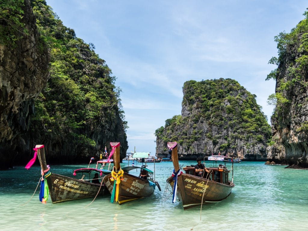 Thailand Beach and Boats