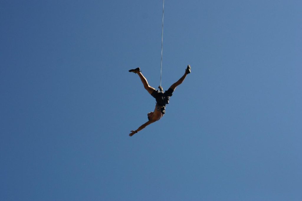 Bungee jumping in Mexico
