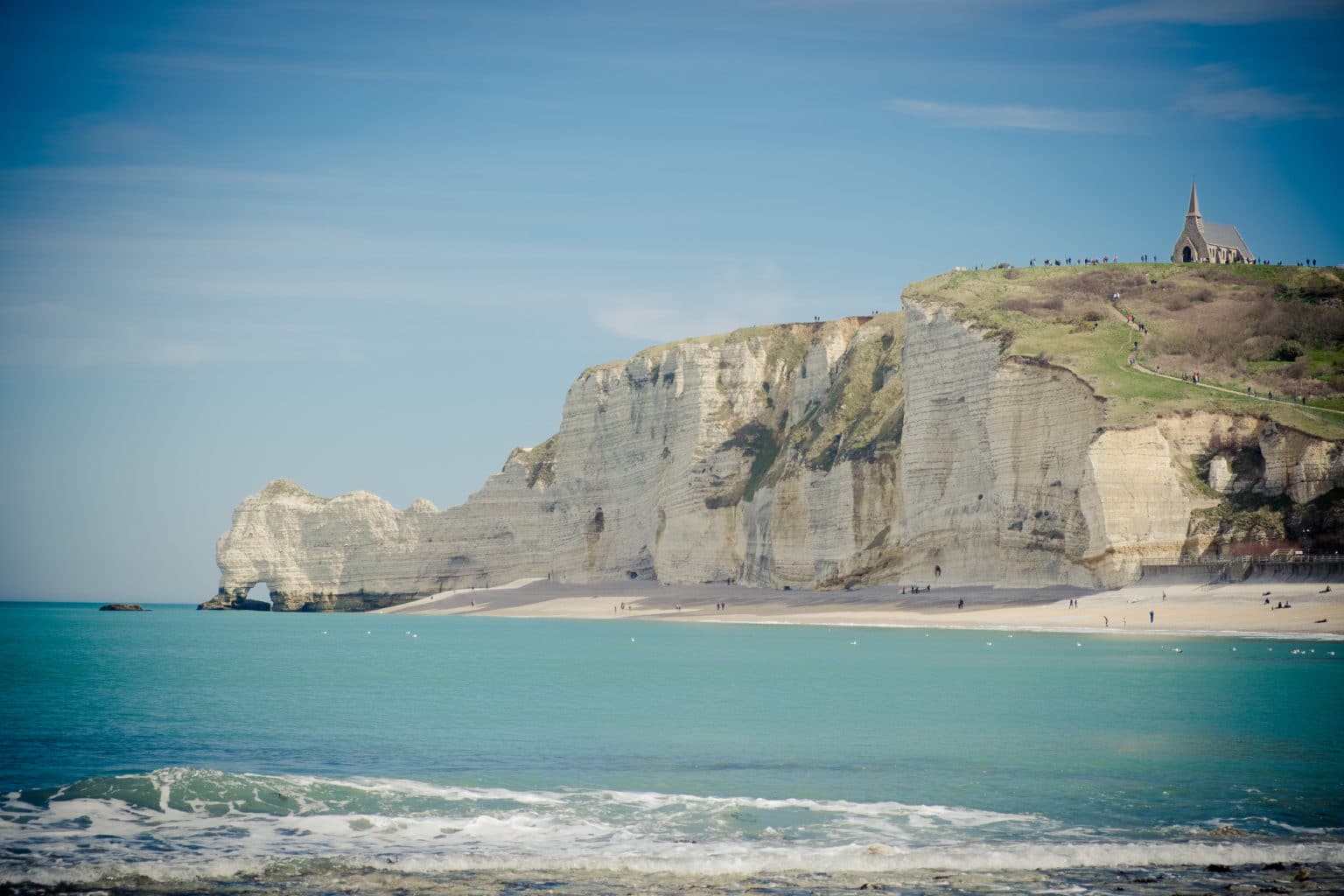 THE D DAY BEACHES IN NORMANDY