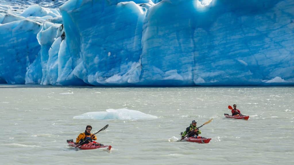 Kayak Around Icebergs