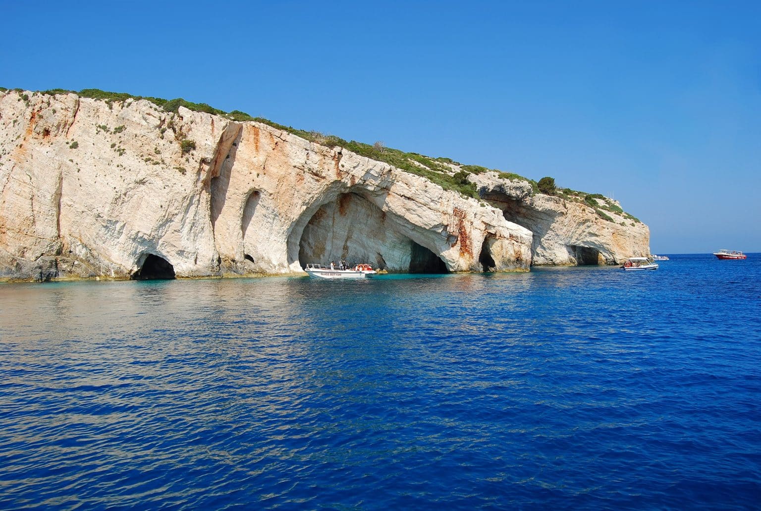 The Blue Caves In Zakynthos