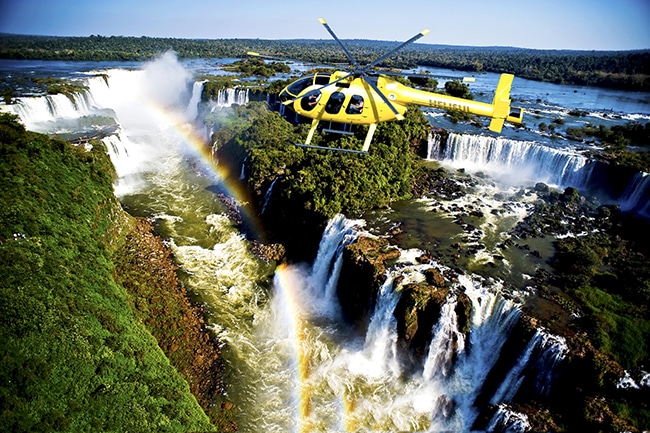 Helicopter Ride Above The Falls
