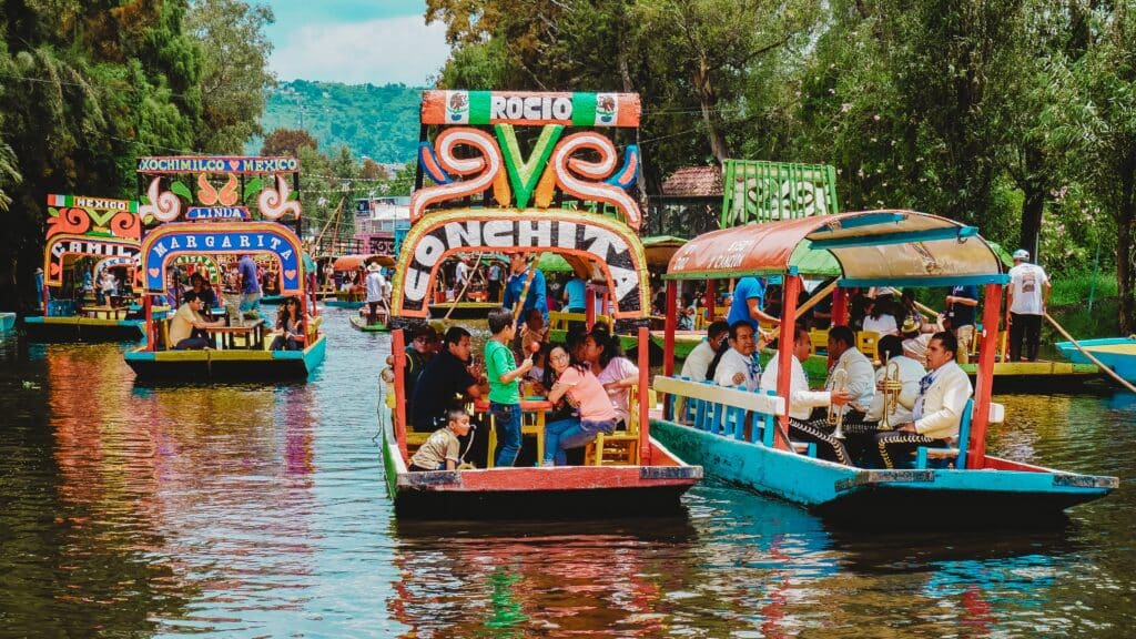 Xochimilco canals, Mexico City