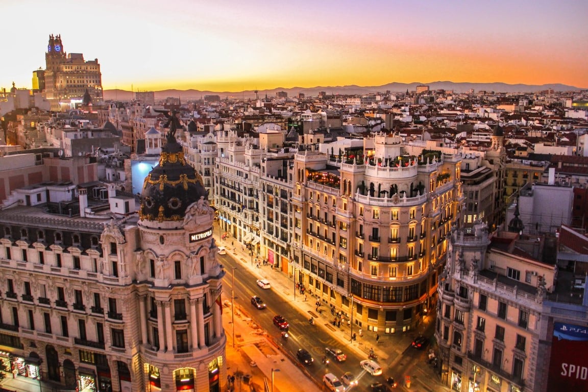 City view of Madrid