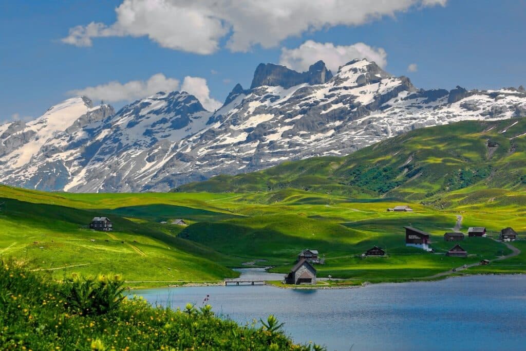 switzerland lake and mountain