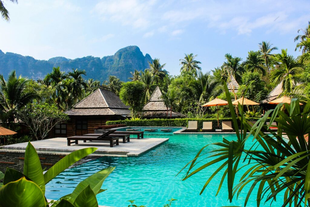 paradise resort on ao nang thailand