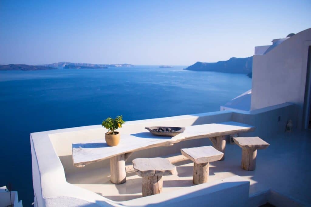 greece sea view