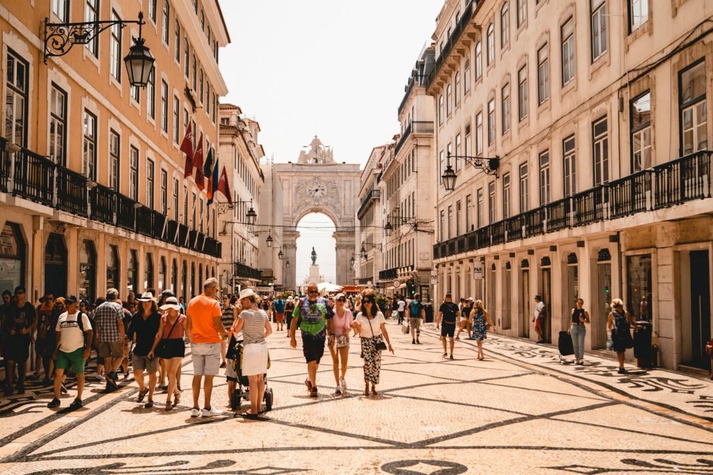 portugal lisbon tourists