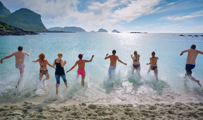 swimming in norway