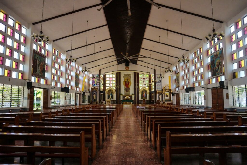 inside the church philippines