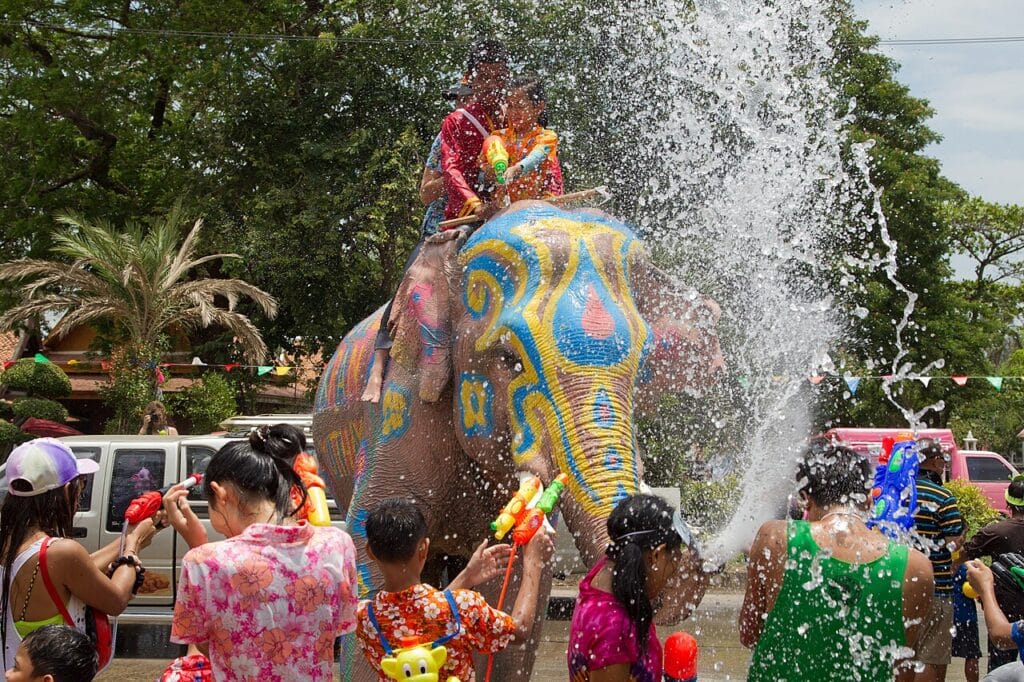 songkran elephant