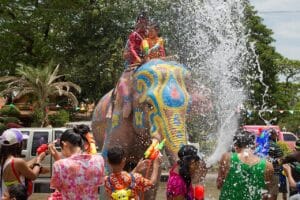 songkran elephant