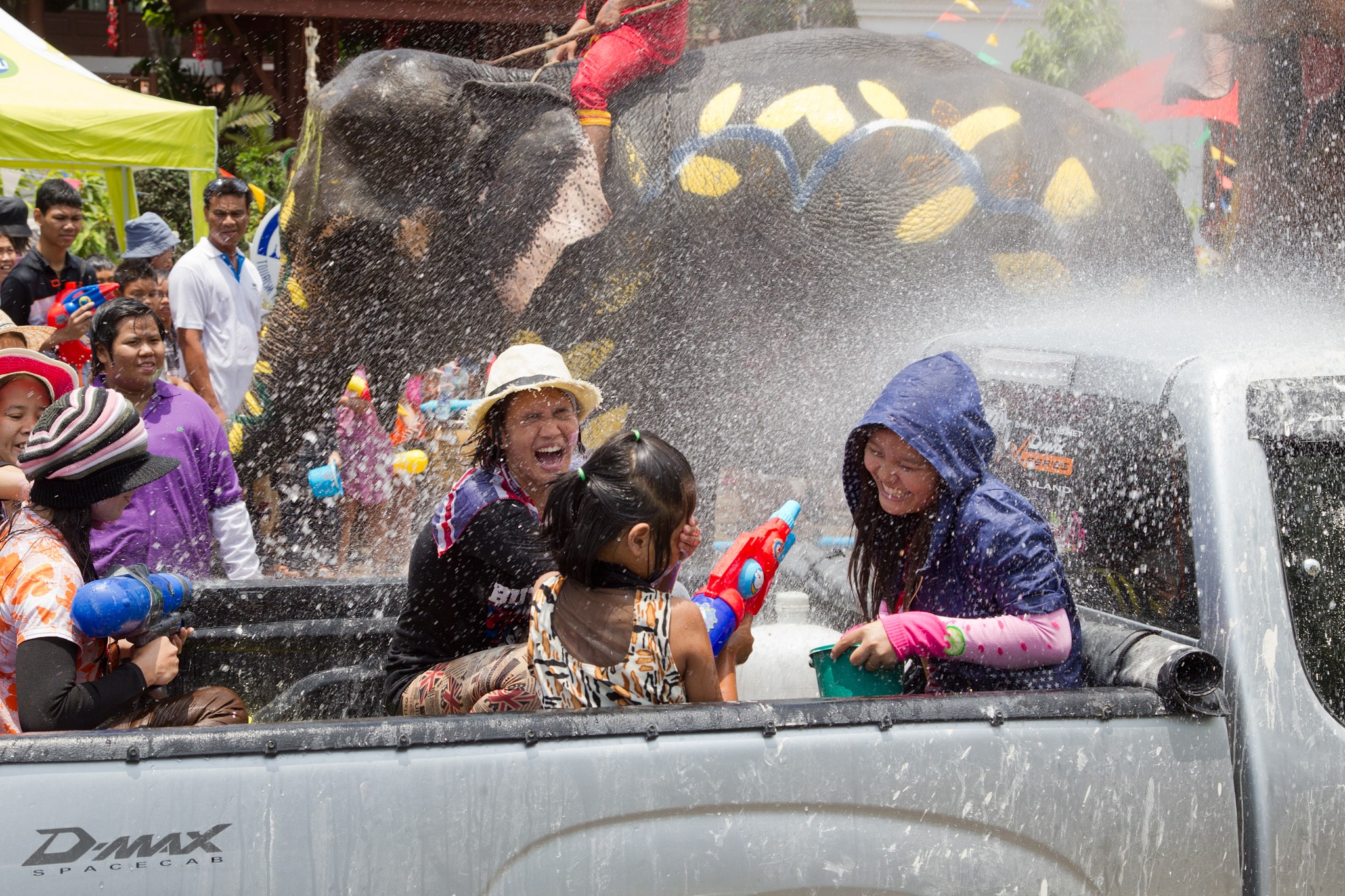 songkran water party