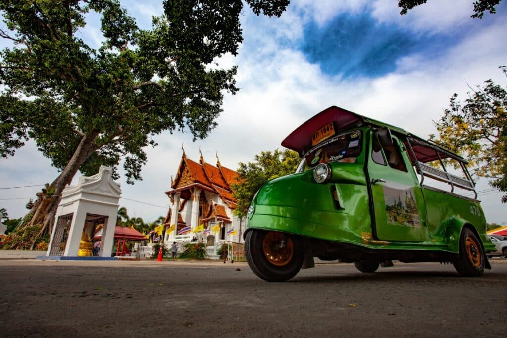 tuktuk in ayutthaya