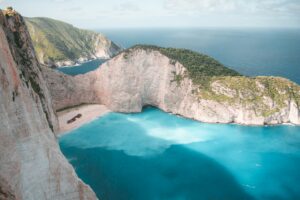 zakynthos shipwreck on beach