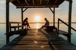 tourists in bacalar