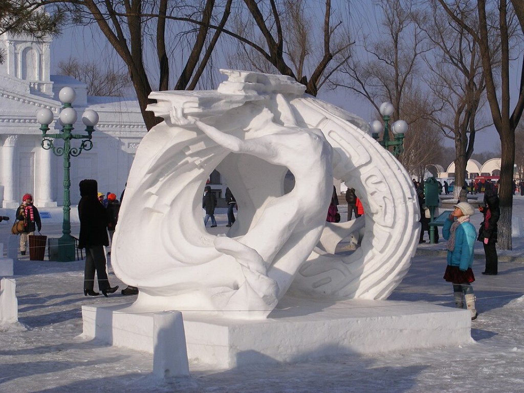 Snow sculpture Harbin International Ice and Snow Sculpture Festival