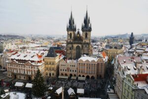 prague cathedral czech republic europe