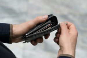 wallet with no money